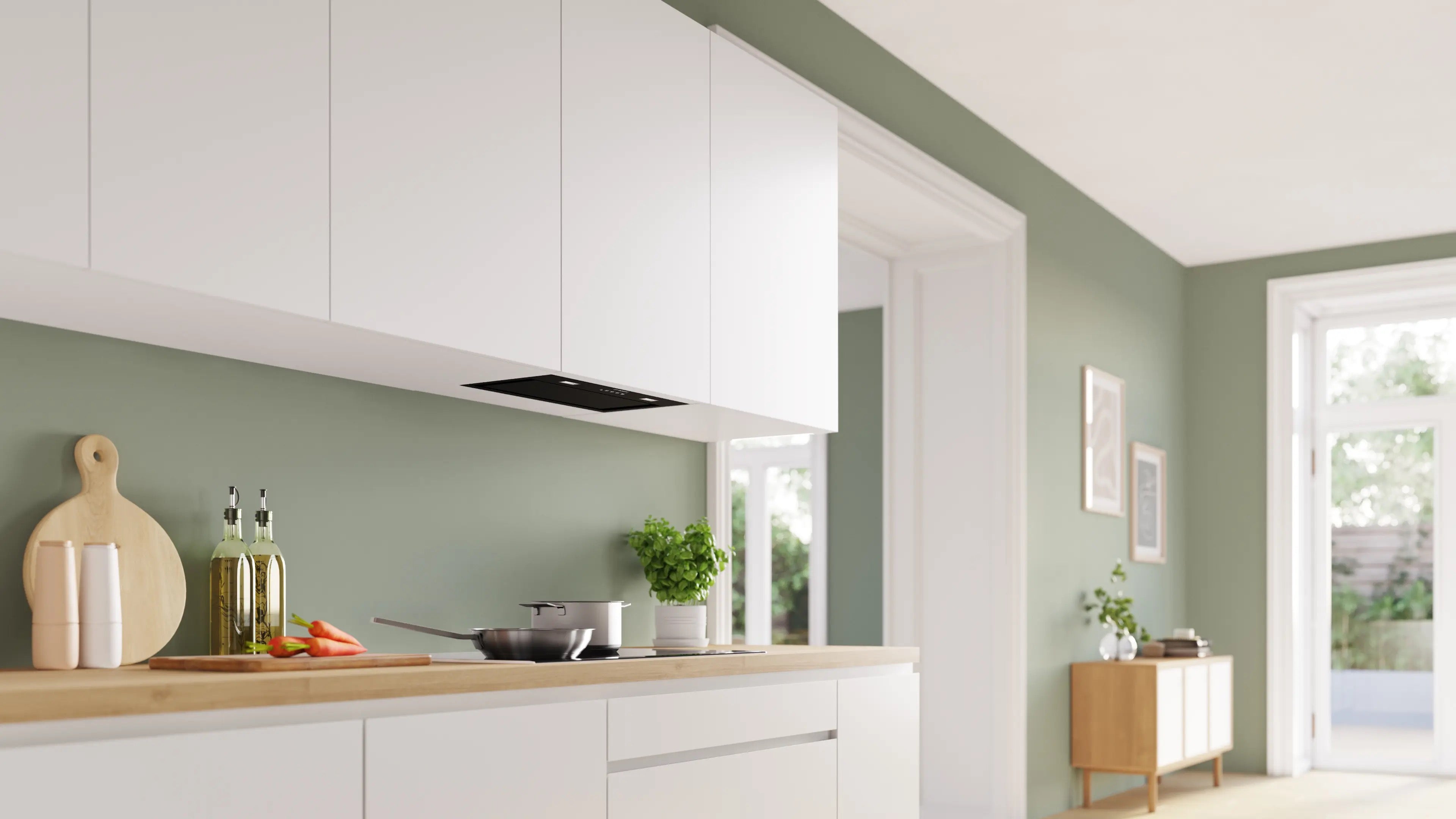 Bosch Series 6 Canopy cooker hood 52 cm Black - DLN56AC60B