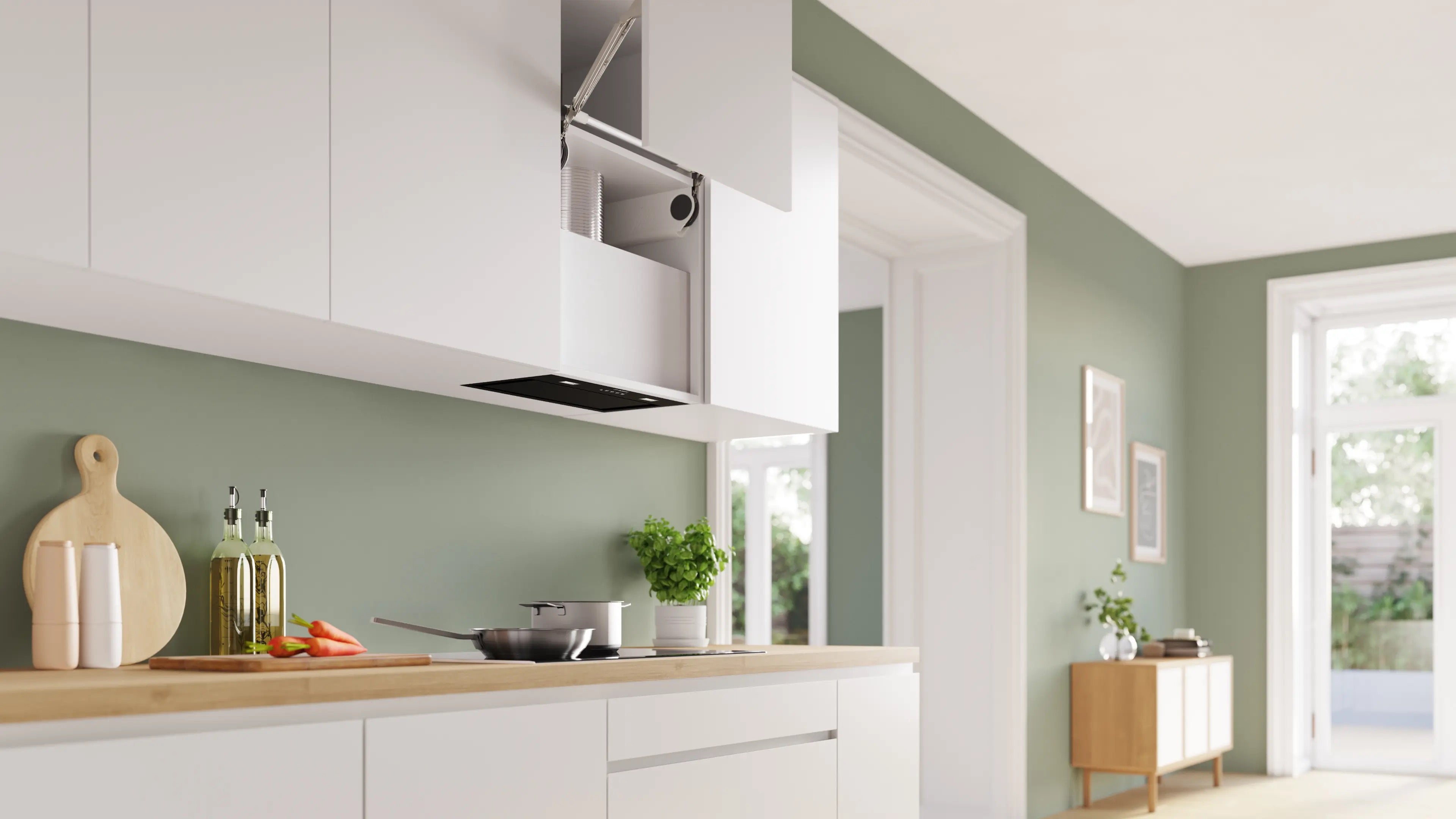 Bosch Series 6 Canopy cooker hood 52 cm Black - DLN56AC60B