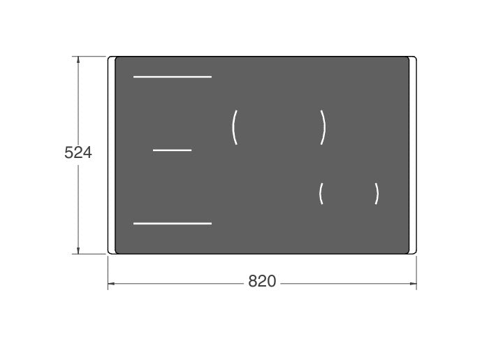 Bertazzoni Modern 78 cm Induction Hob with Metal Frame, 4 cooking zones, hidden white LED slider