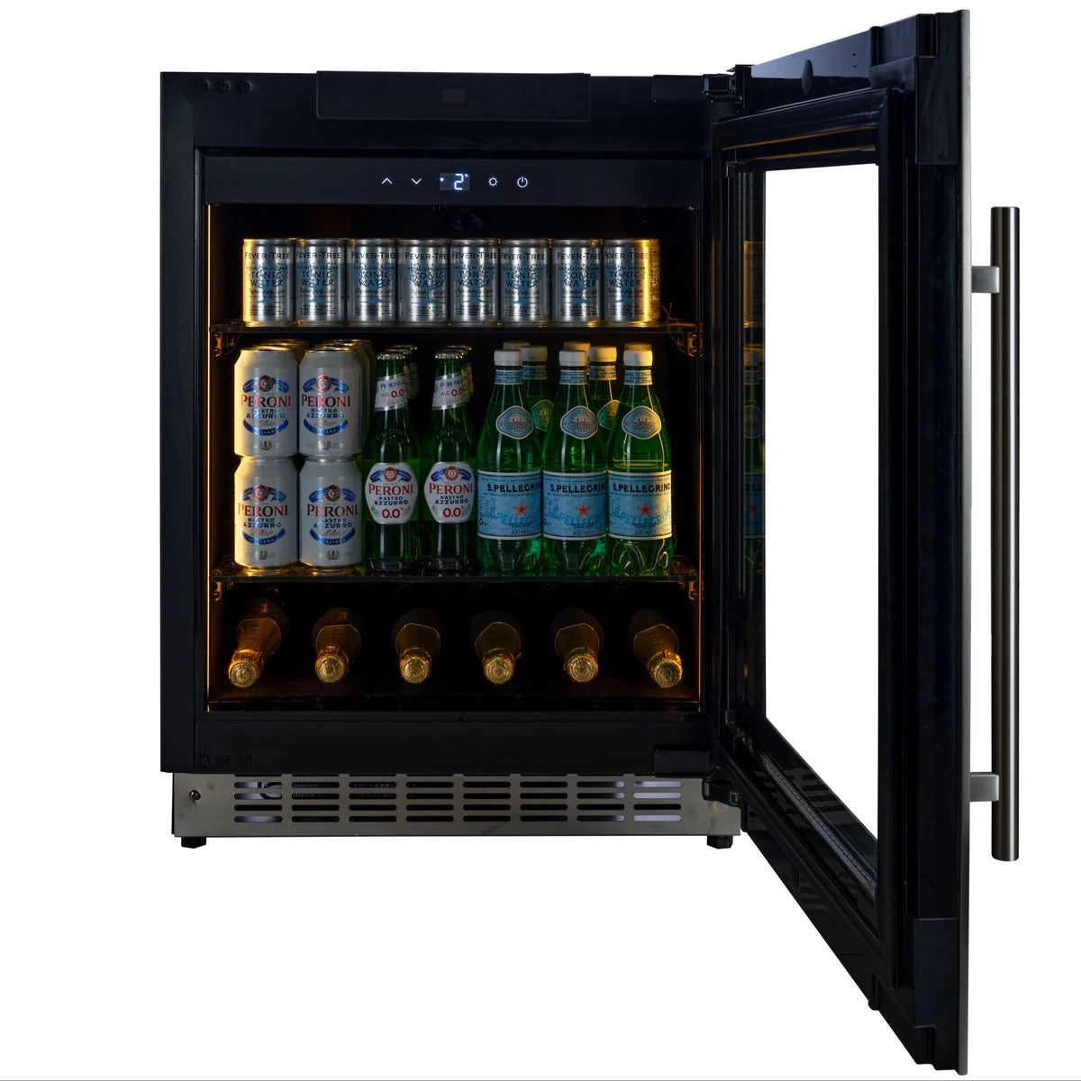 CELLA - 600mm - 118L Undercounter Drinks Fridge - BV34-SSH - Stainless