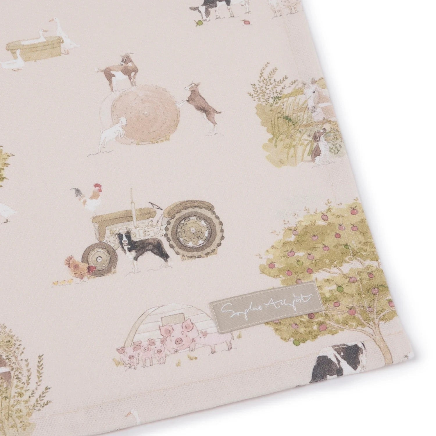 Sophie Allport Farm Friends Tea Towel
