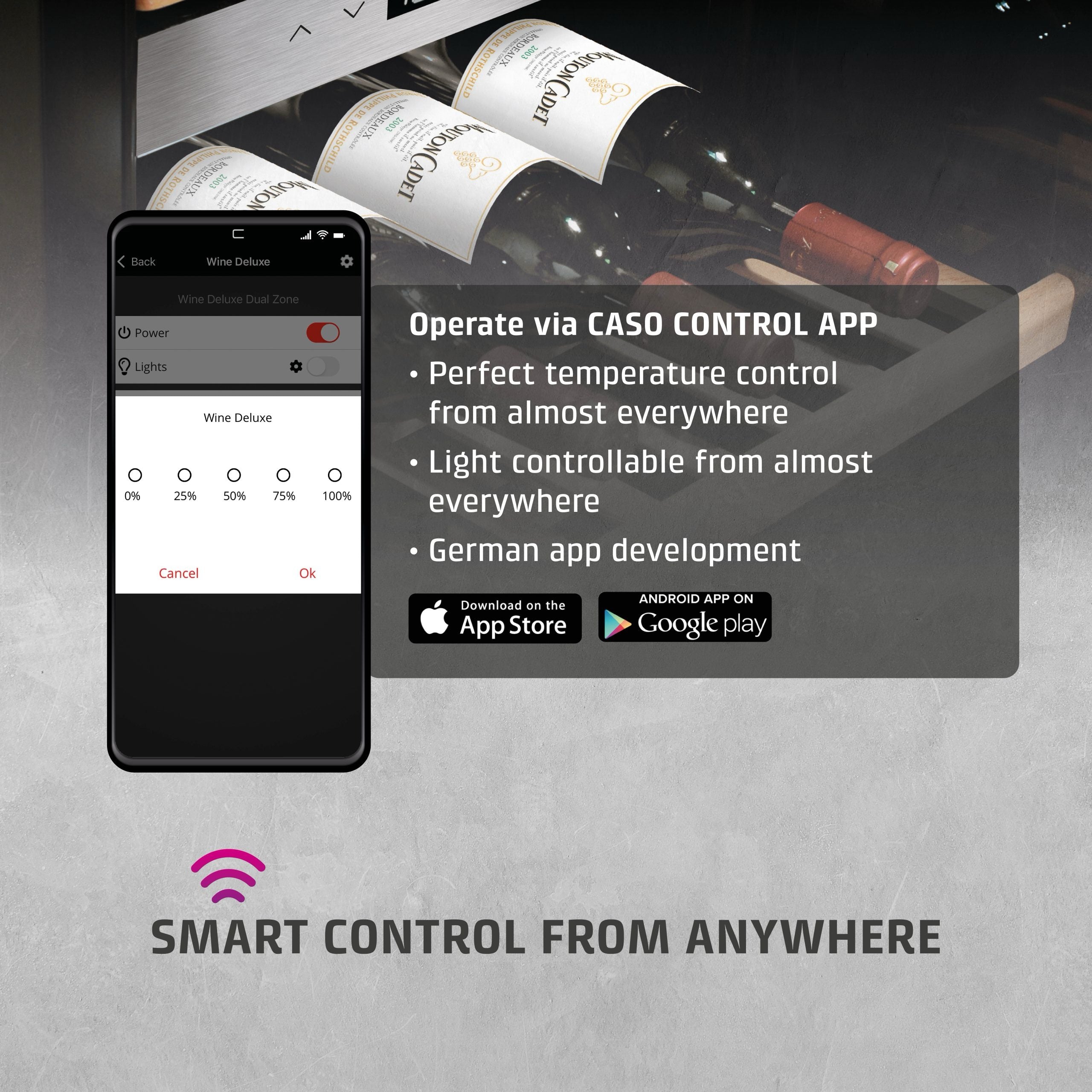 CASO Design WineExclusive 24 Smart Black
