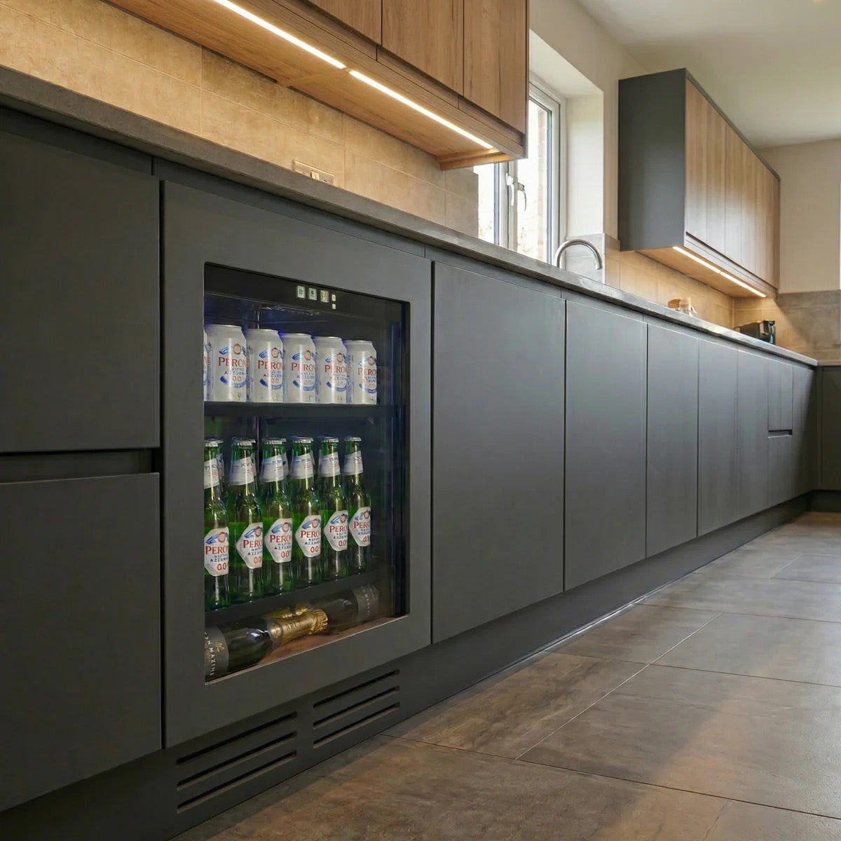 CELLA - Shallow Drinks Fridge - 45cm Depth - Fully Integrated - BV30PANEL-TO