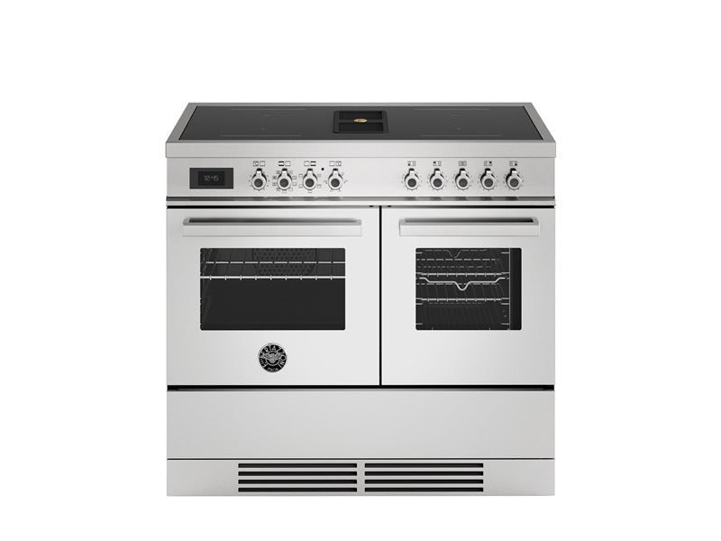Bertazzoni 100 cm Air-Tec cooker with induction top and integrated hood