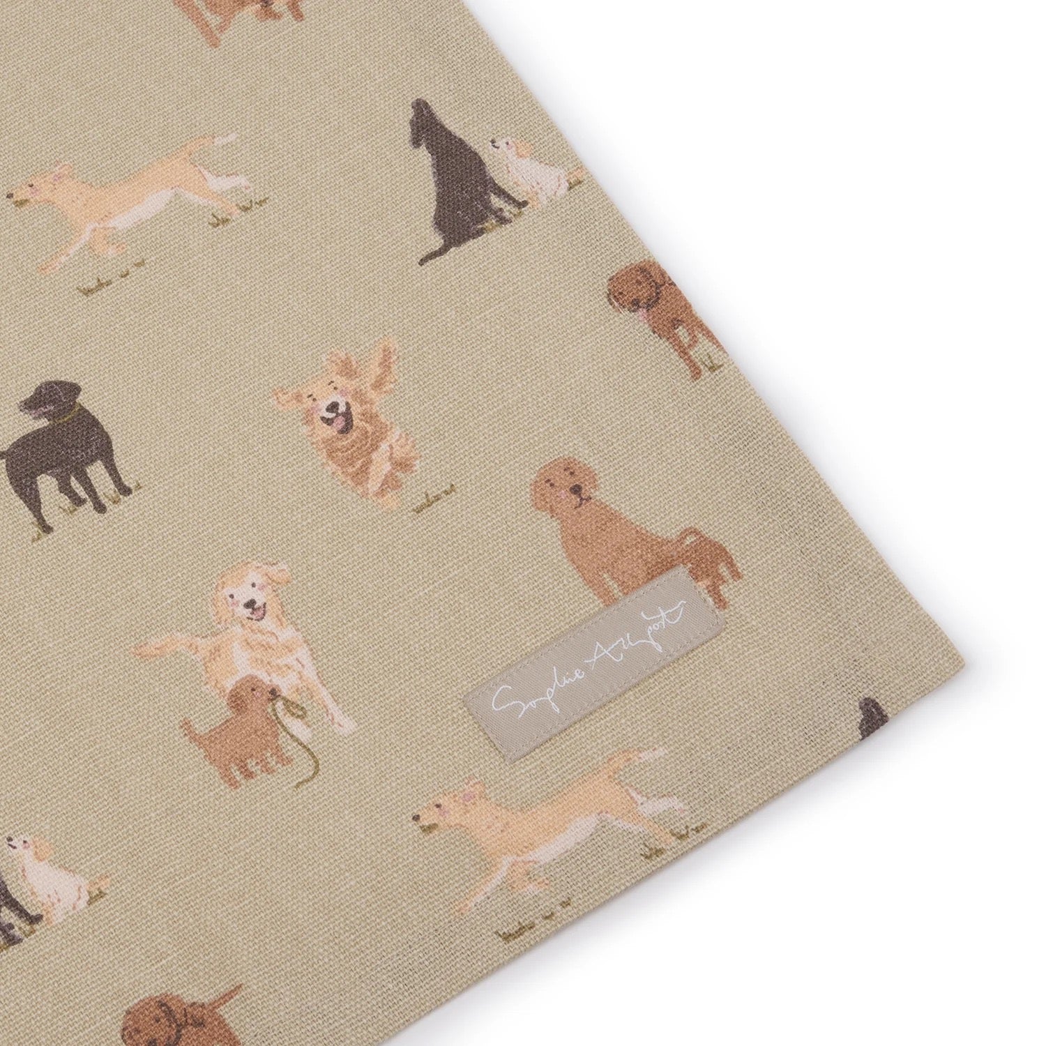 Sophie Allport Labradors & Retrievers Tea Towel