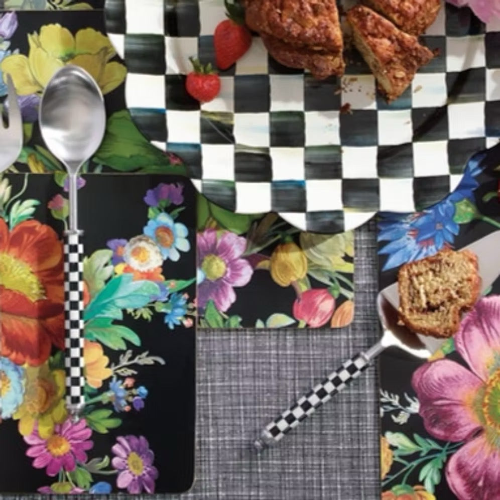 Mackenzie-Childs Supper Club Pie Server - Courtly Check