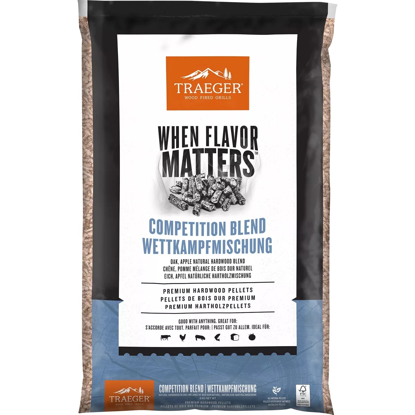 Traeger Competition Blend Pellets