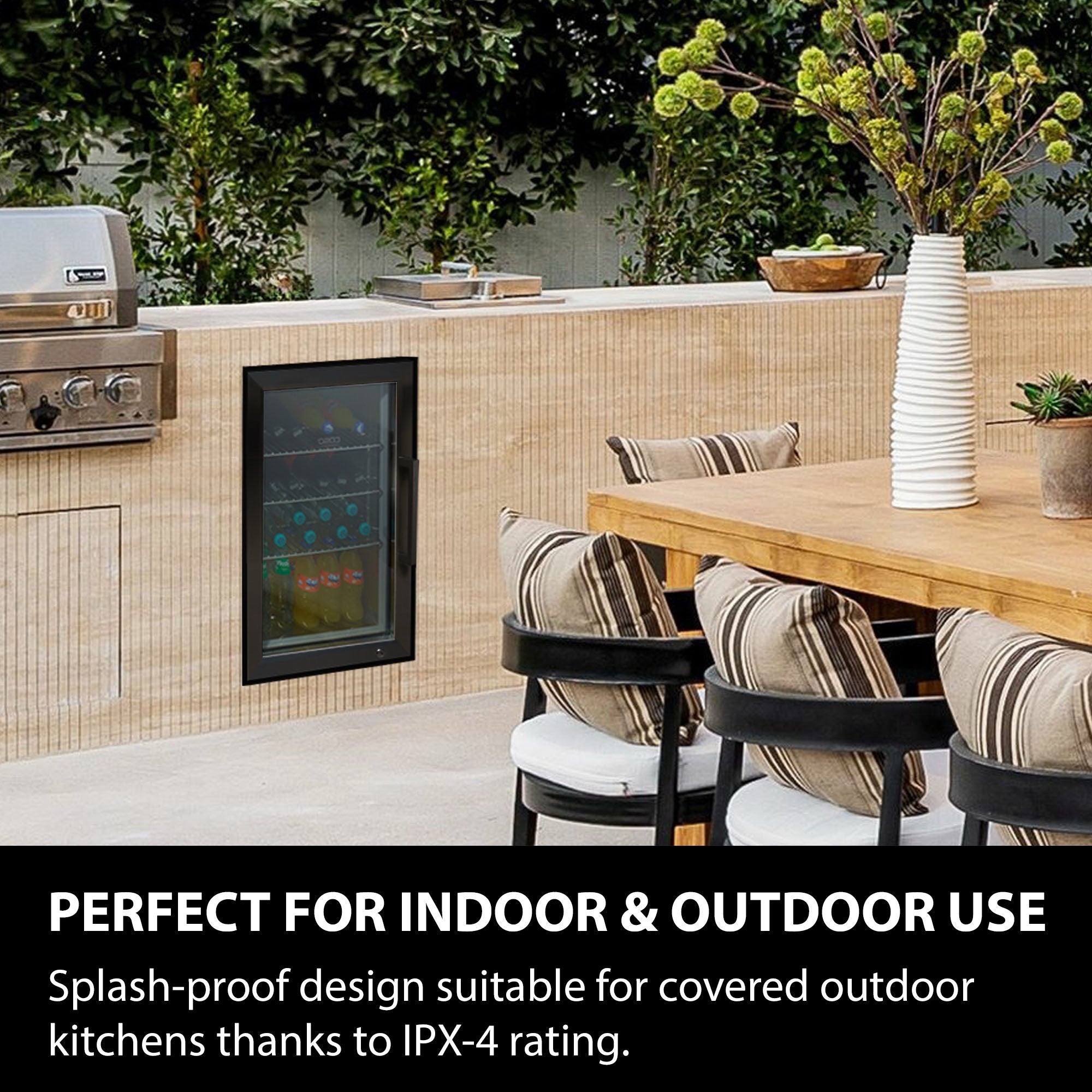 CASO Design Indoor & Outdoor Drinks Cooler Black S-R