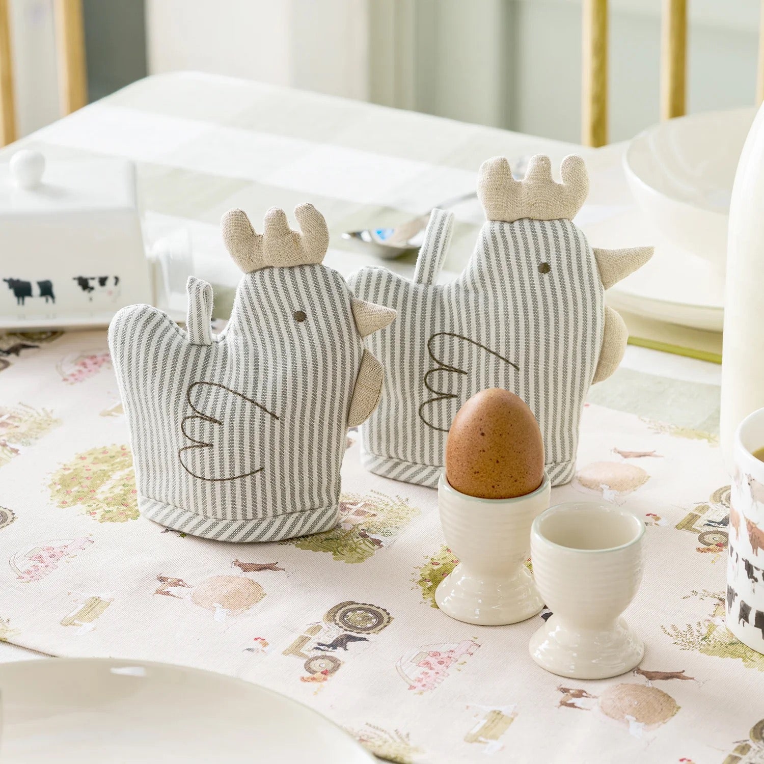Sophie Allport Chicken Stripe Egg Cosy