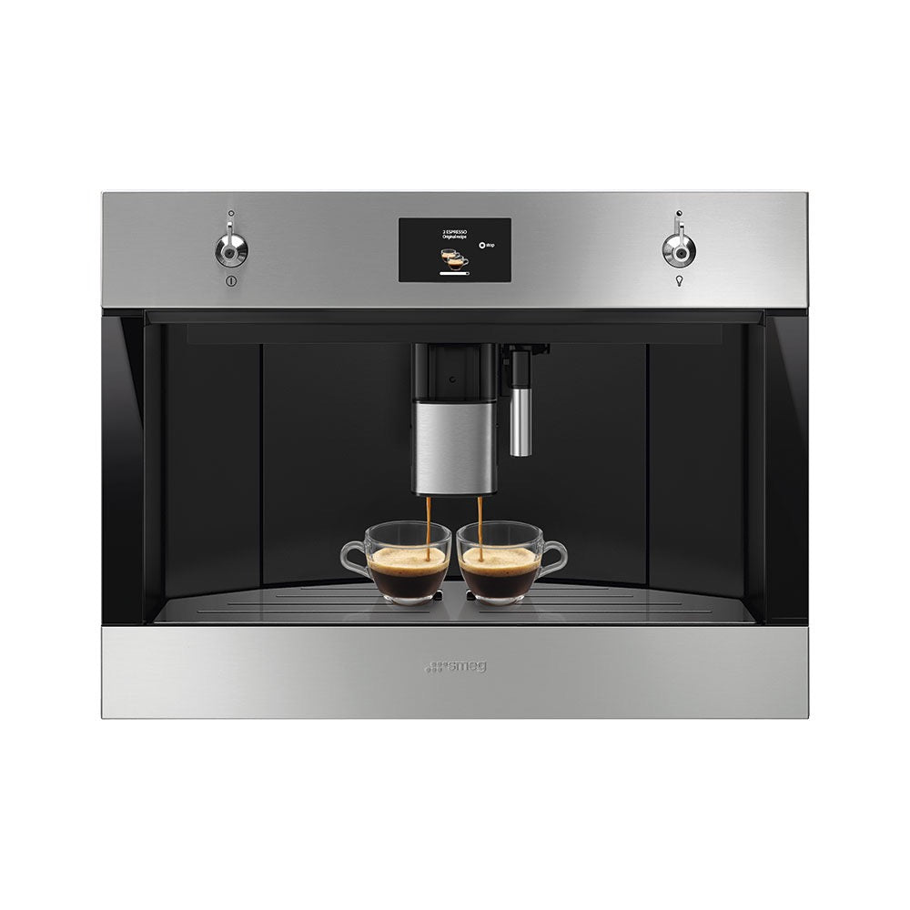 Smeg Classic Built-In Coffee Machine Stainless Steel - CMS4303X