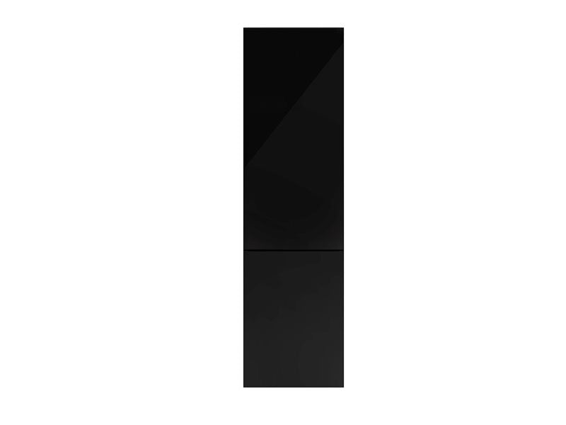 Bertazzoni Modern 60 cm freestanding bottom mount refrigerator, black glass