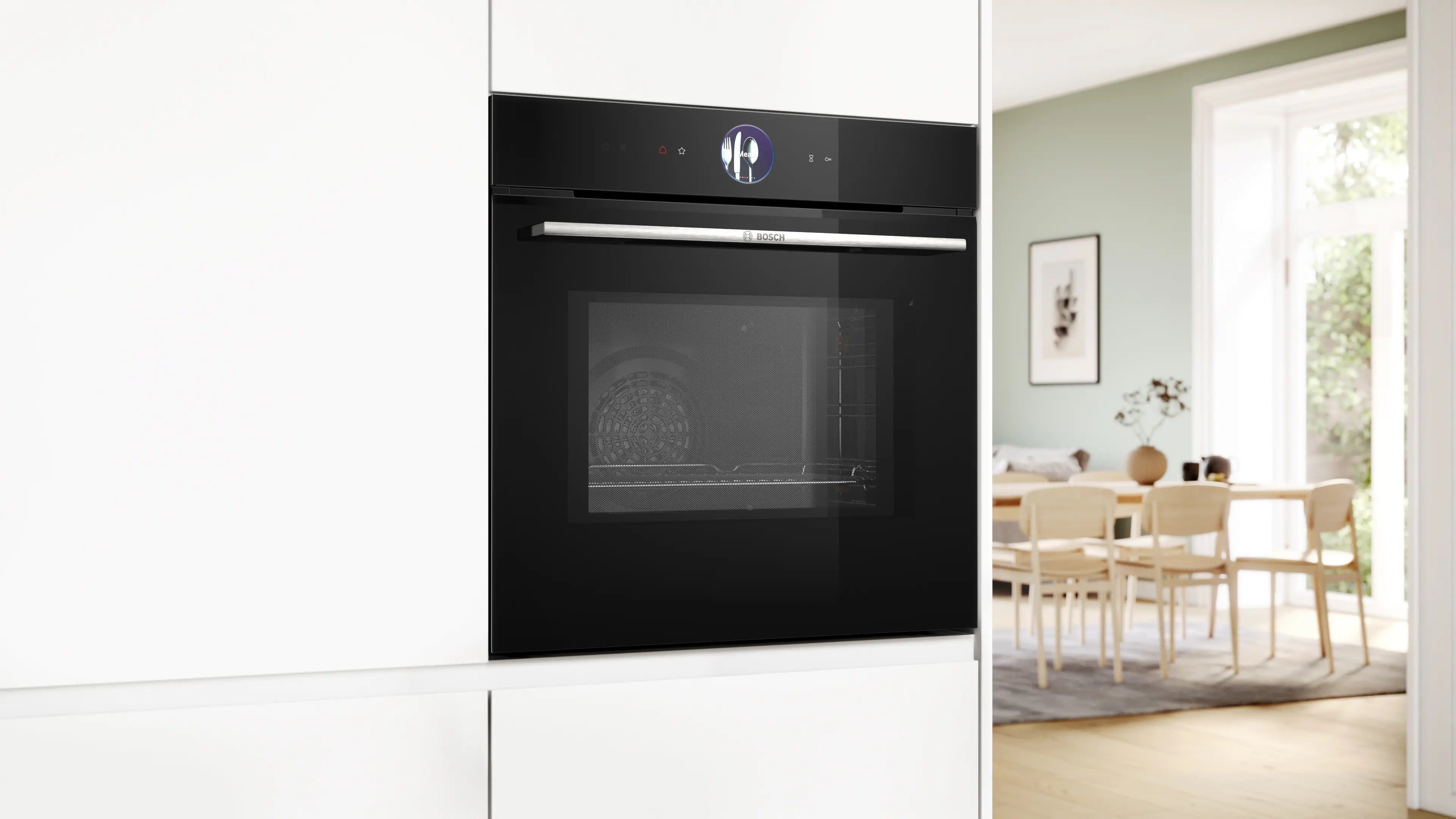 Bosch Series 8 Built-in oven with microwave function 60 x 60 cm Black - HMG7764B1B