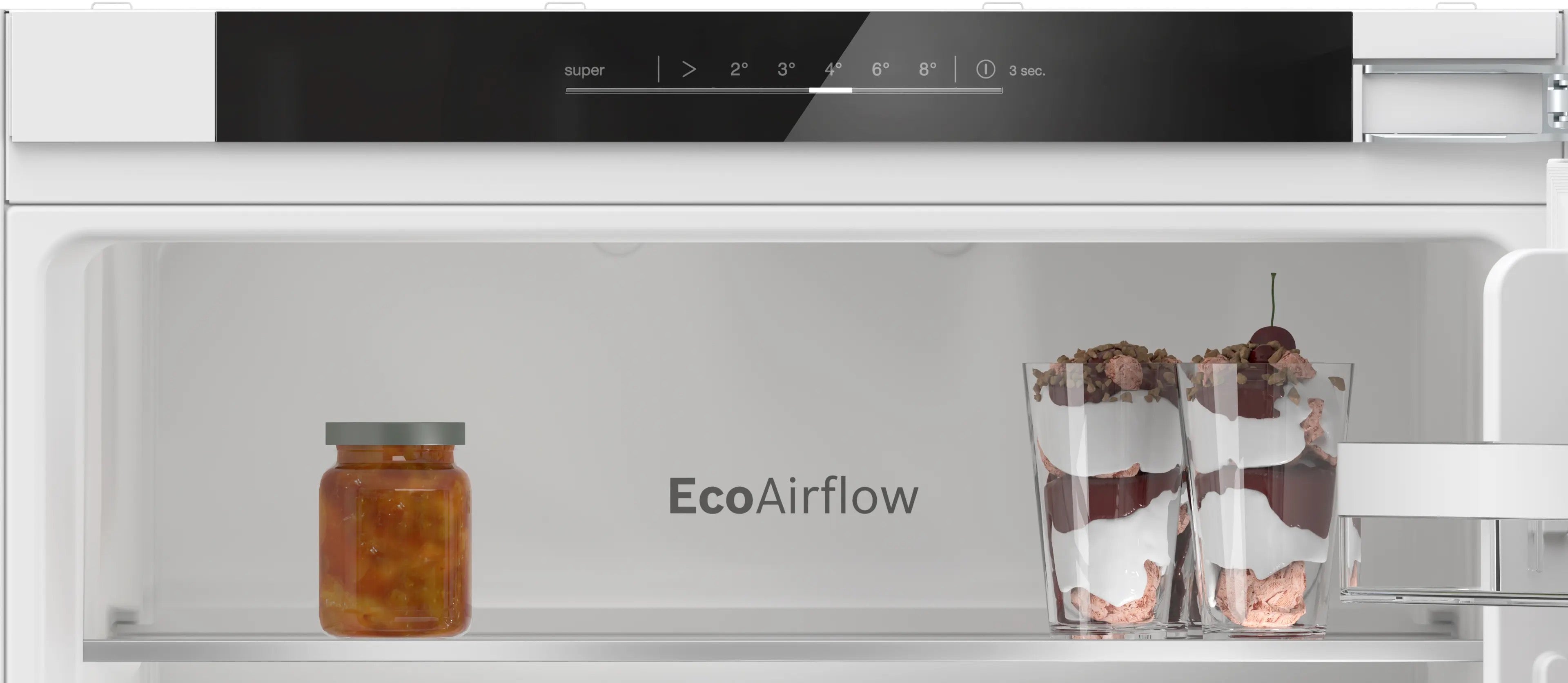 Bosch Series 4 Built-in fridge-freezer with freezer at bottom 177.2 x 54.1 cm - KIN86VFE0G