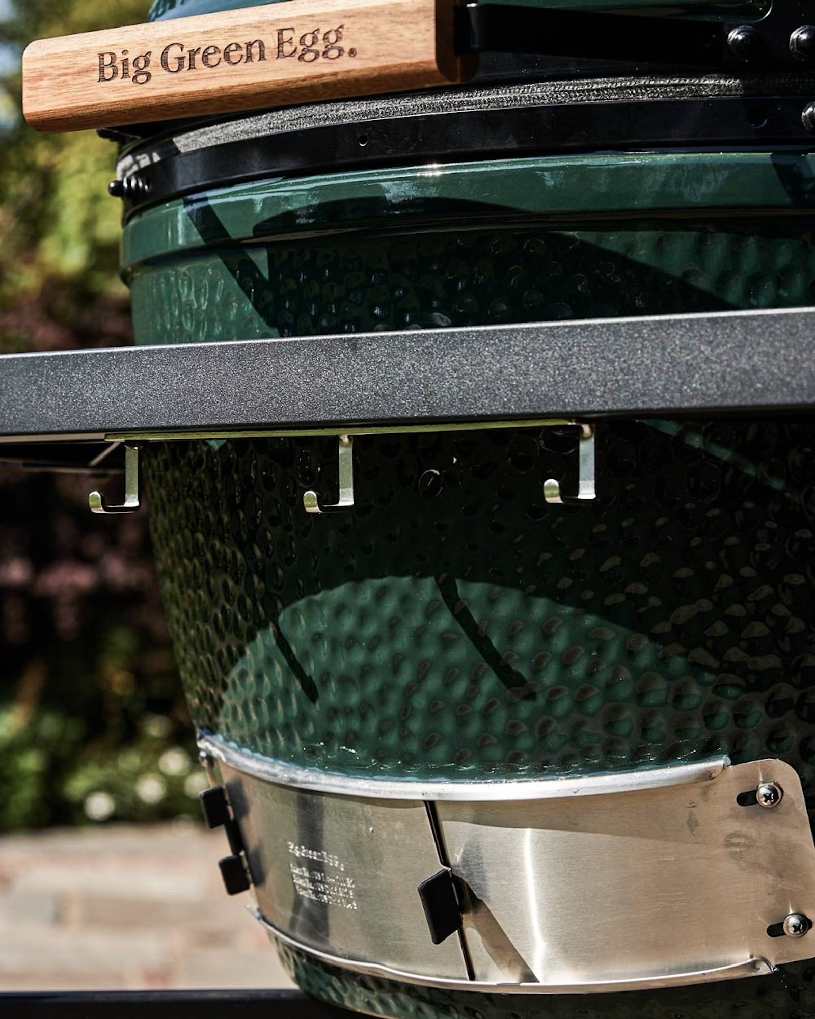 BIG GREEN EGG MODULAR NEST + EXPANSION FRAME + ACACIA SHELVES