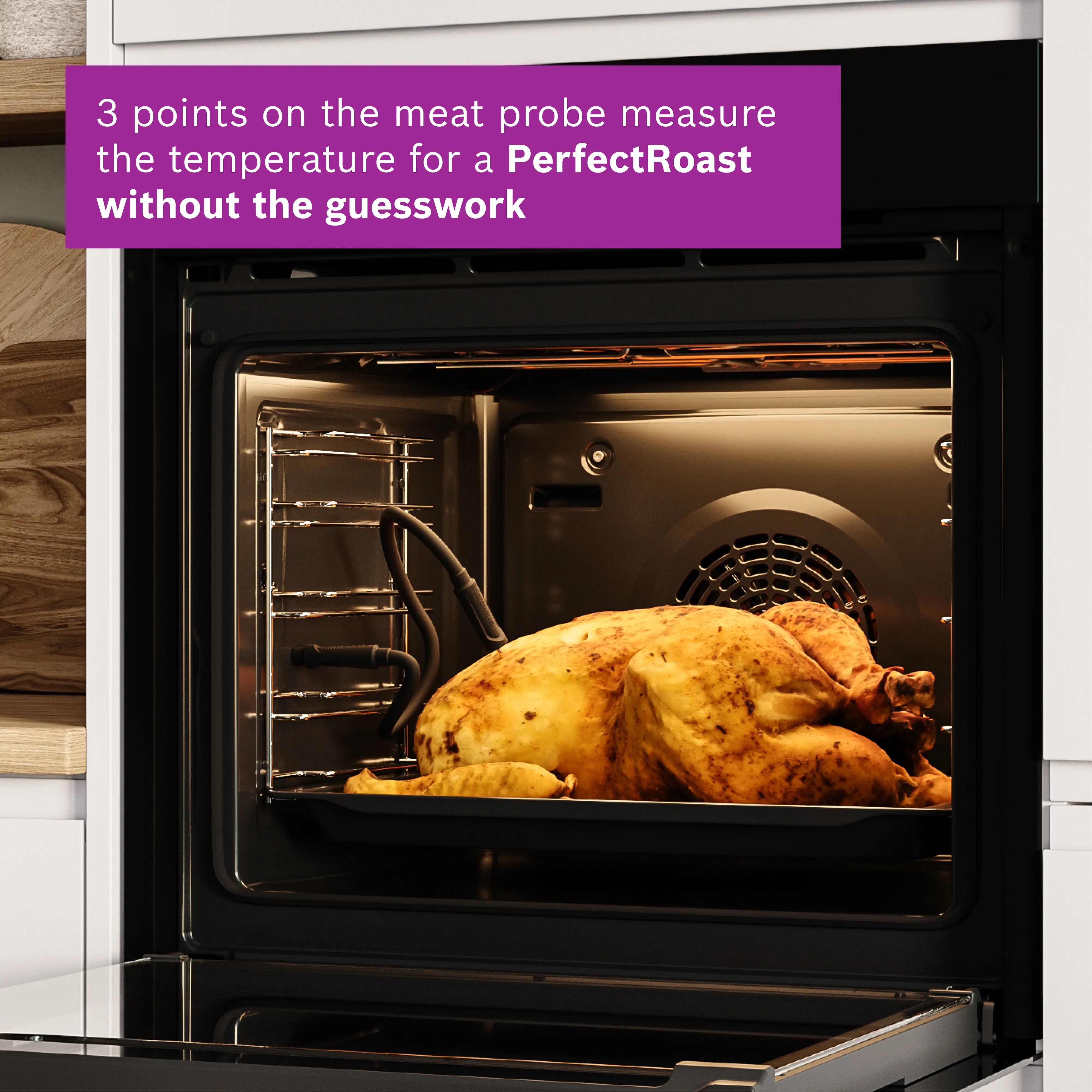 Bosch Series 8 Built-in oven with added steam function 60 x 60 cm Black - HRG7764B1B