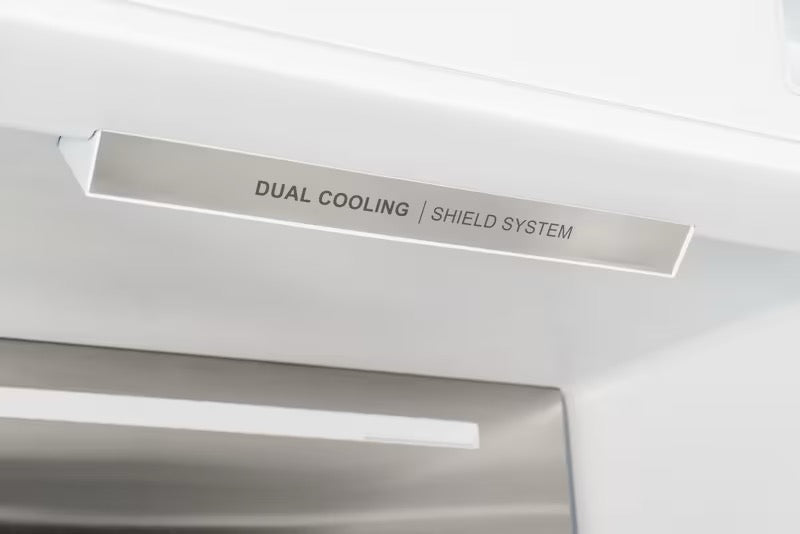 Bertazzoni 90cm built-in bottom mount refrigerator with ice maker and water dispenser