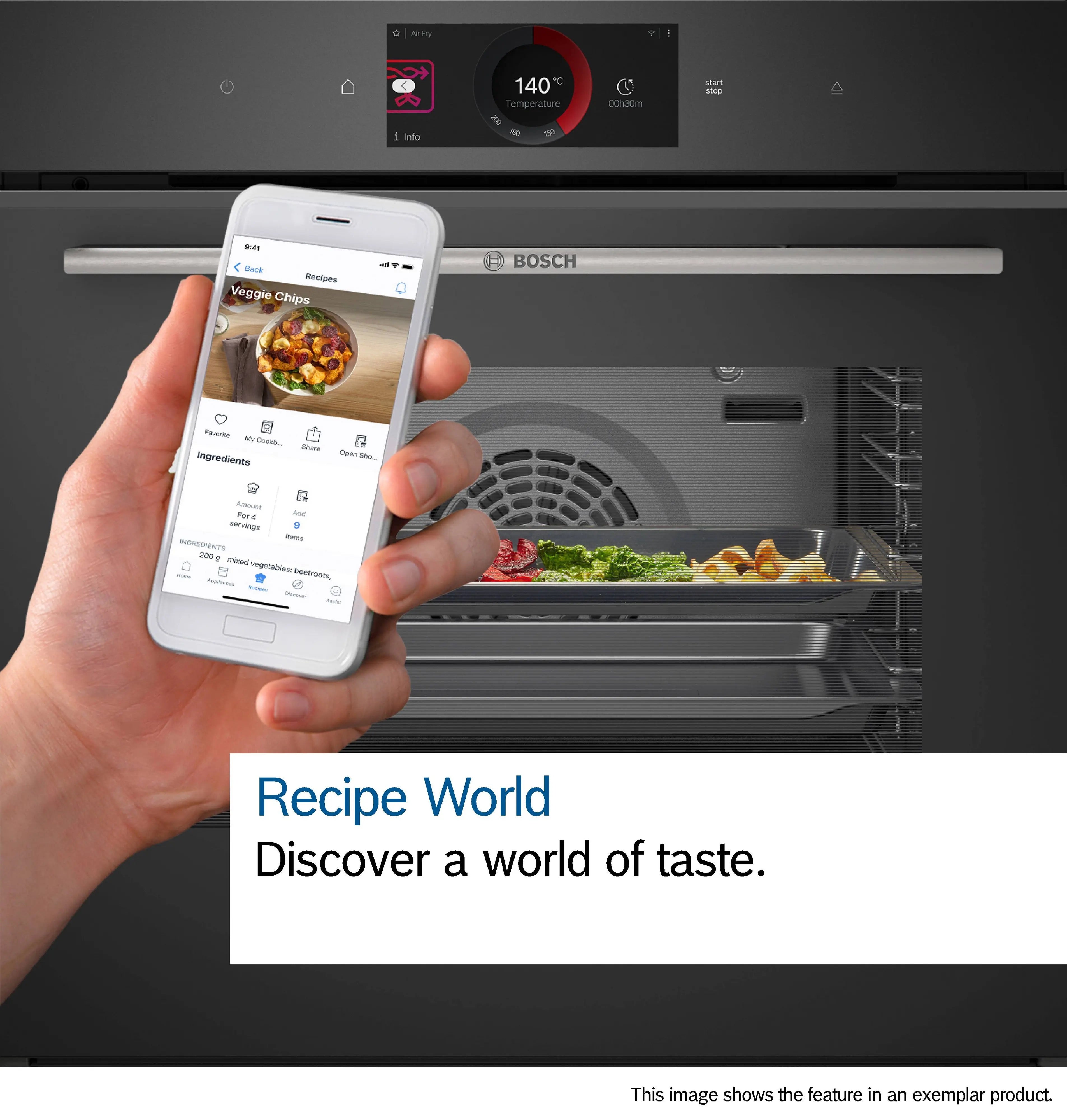 Bosch Series 8 Built-in oven 60 x 60 cm Black - HBG7741B1B