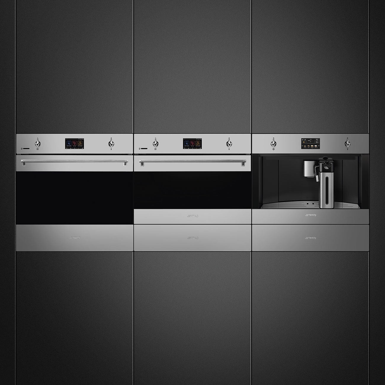 Smeg Classic Built-In Coffee Machine Stainless Steel - CMS4303X