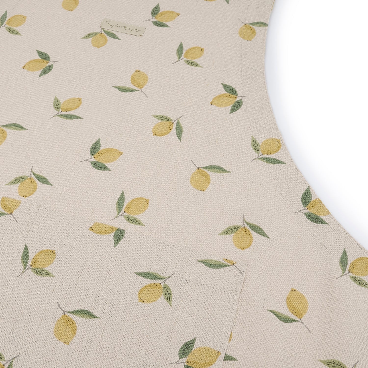 Sophie Allport Lemons Linen Apron