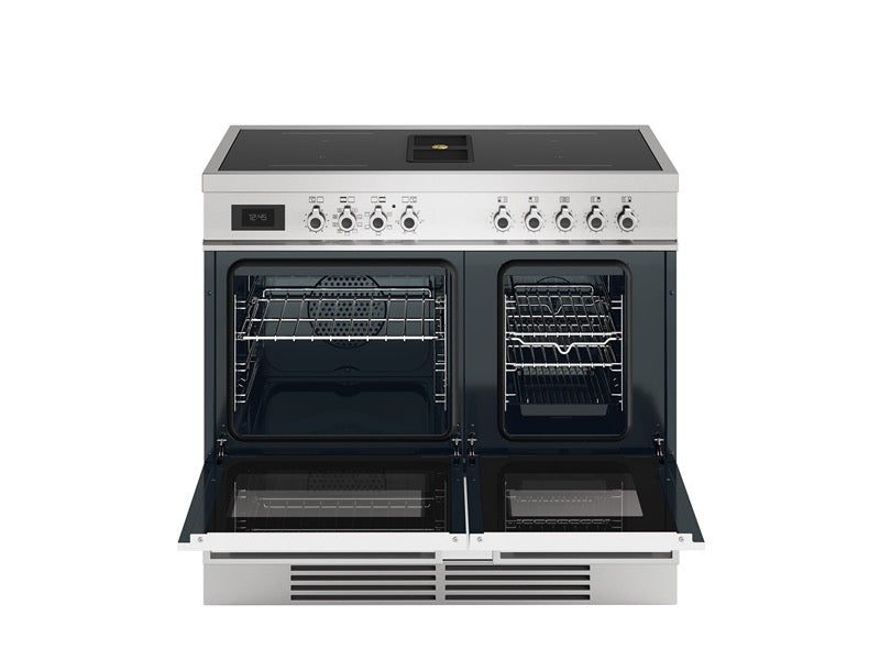 Bertazzoni 100 cm Air-Tec cooker with induction top and integrated hood