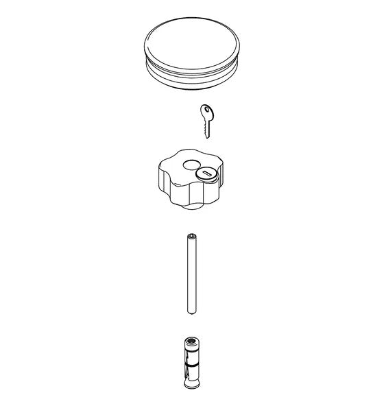VULCANUS® Lock (anchoring set with lock)