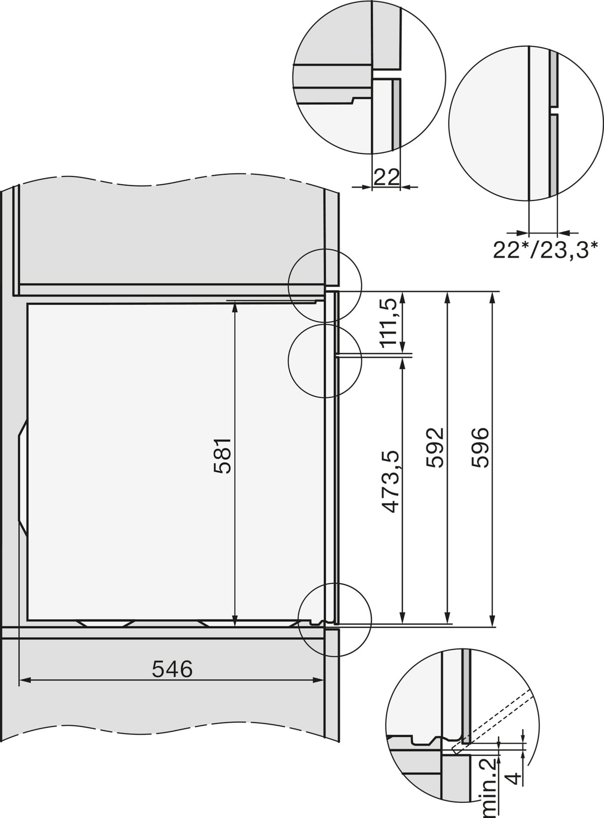 Miele VitroLine M-Touch Pyrolytic Single Oven