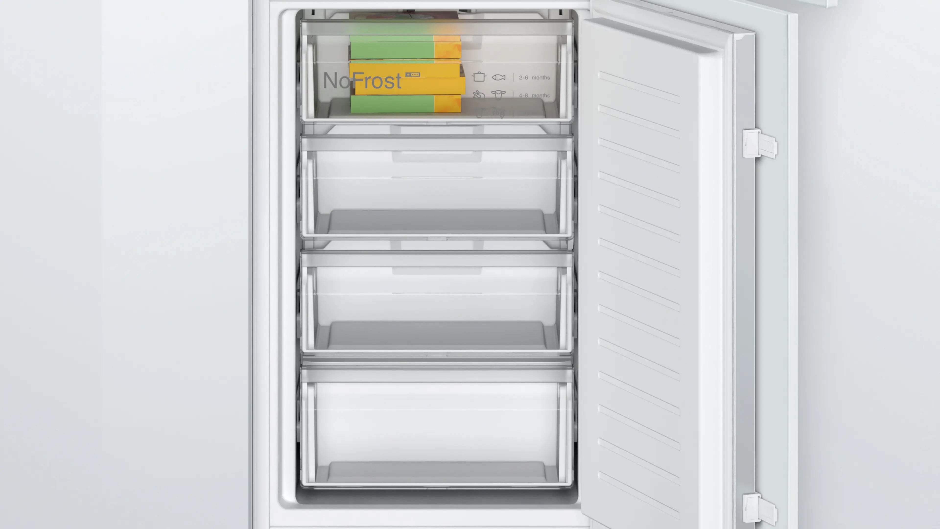 Bosch Series 2 Built-in fridge-freezer with freezer at bottom 177.2 x 54.1 cm - KIN85NSE0G
