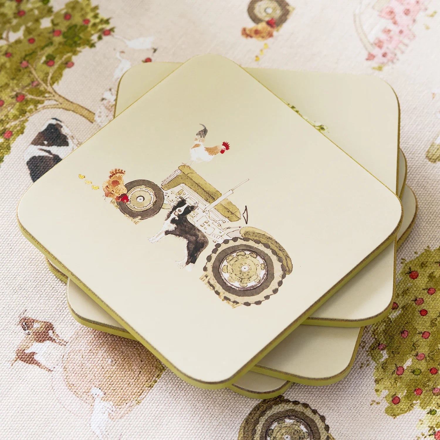 Sophie Allport Farm Friends Coasters (Set of 4)