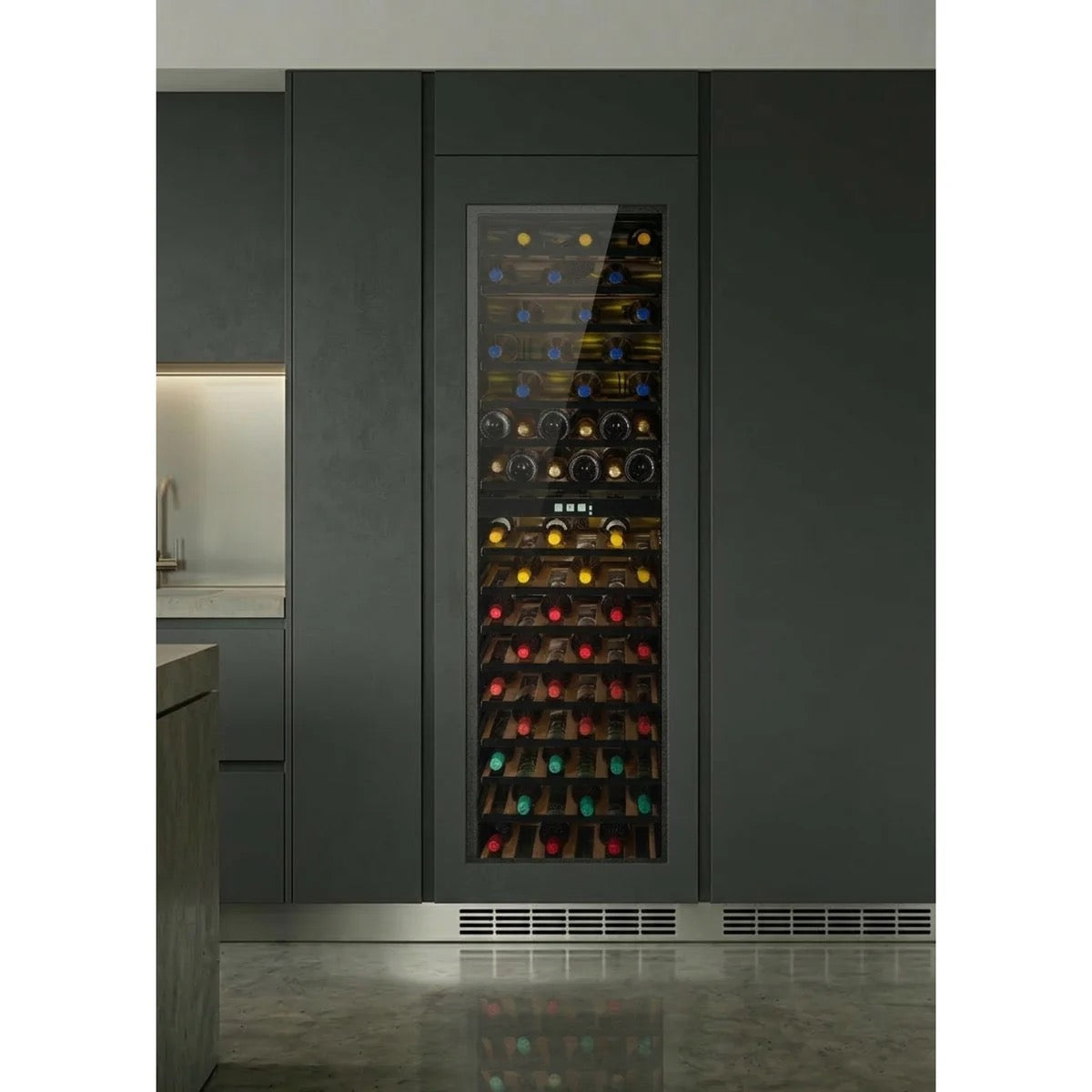 CELLA - Fully Integrated Wine Fridge - Panel Ready - 96 Bottle - TFT-W96PANEL-TO