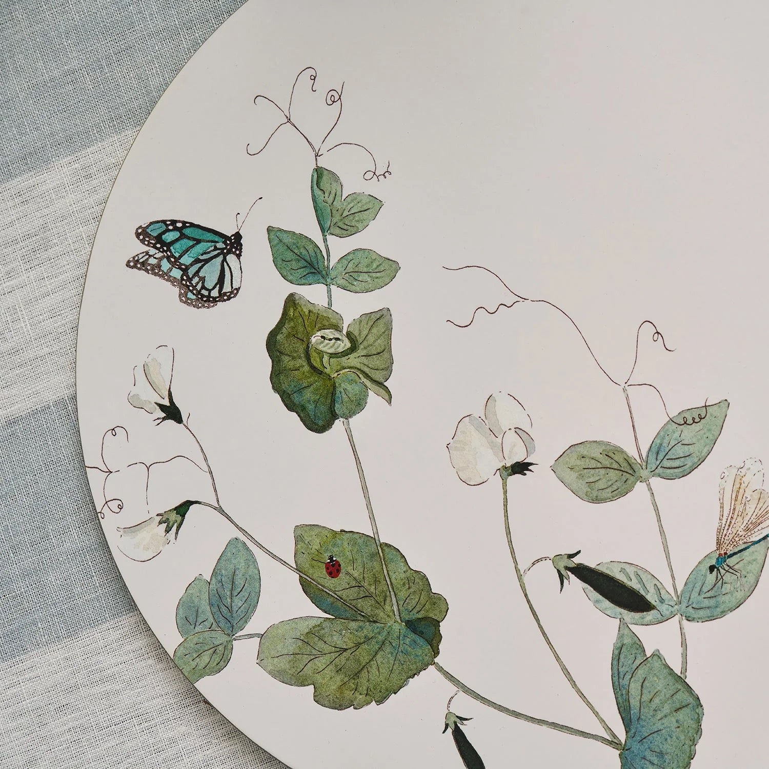 Sophie Allport Wild Floral Round Placemats (Set of 4)