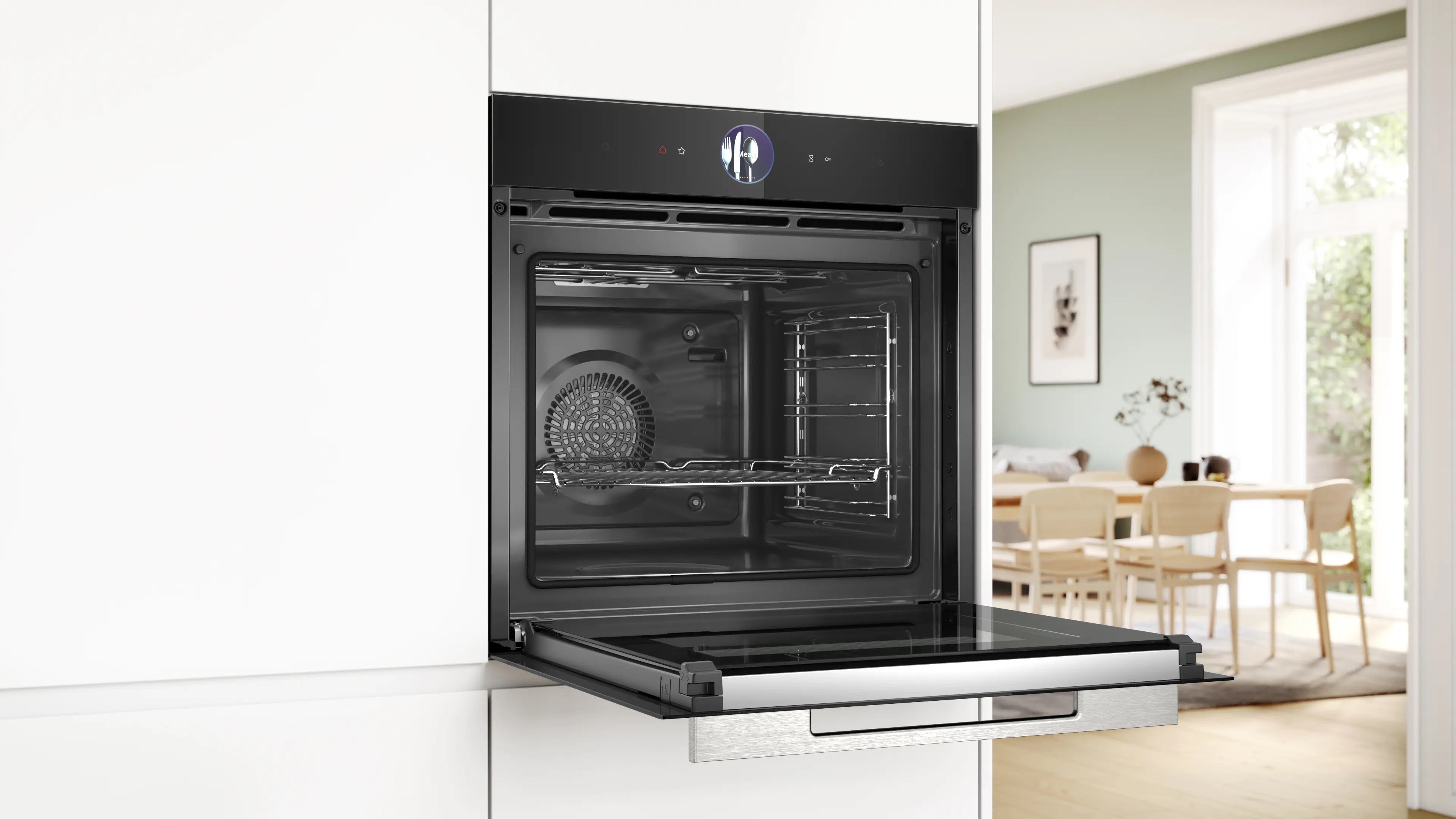 Bosch Series 8 Built-in oven with added steam function 60 x 60 cm Black - HRG7764B1B