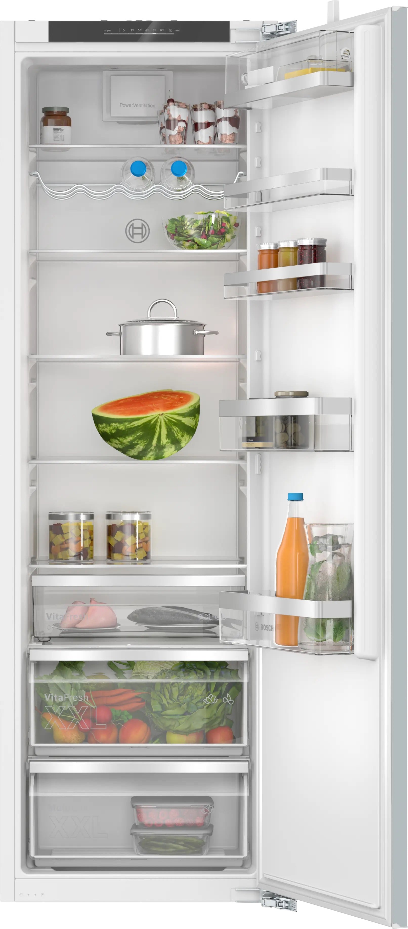 Bosch Series 6 Built-in fridge 177.2 x 55.8 cm soft close - KIR81ADD0G
