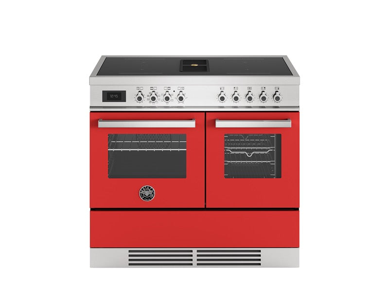 Bertazzoni 100 cm Air-Tec cooker with induction top and integrated hood