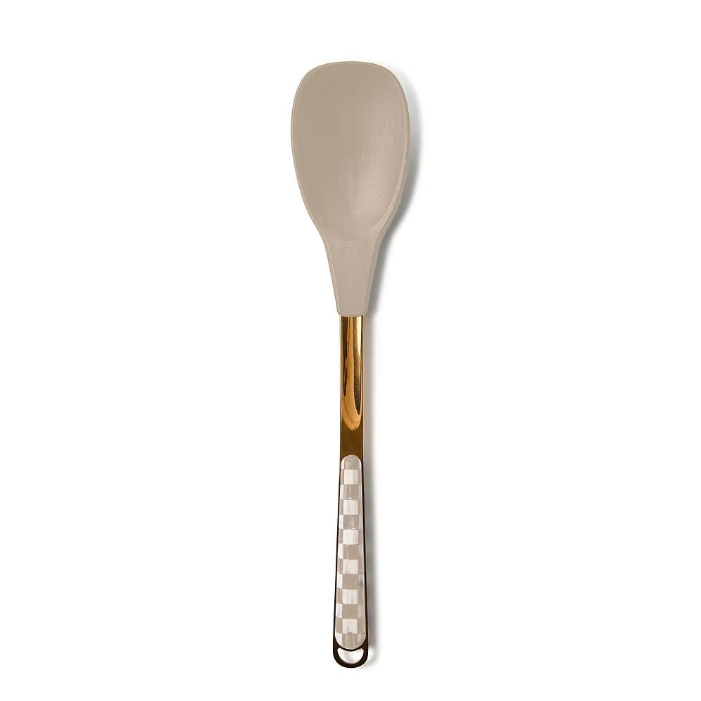 Mackenzie-Childs Mocha Check Spoon