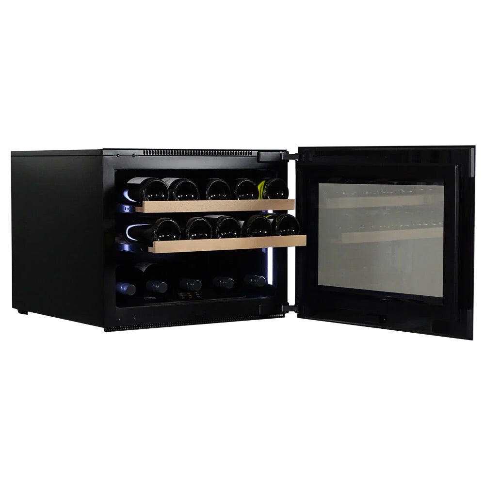 Dunavox Noble 19 Bottle - Handleless Integrated Wine Cooler - DVN-19.50B.TO