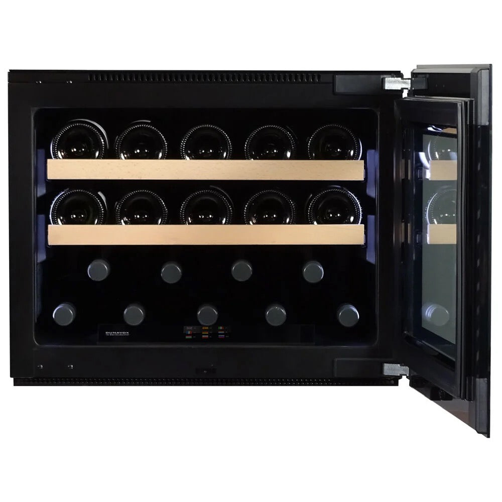 Dunavox Noble 19 Bottle - Handleless Integrated Wine Cooler - DVN-19.50B.TO