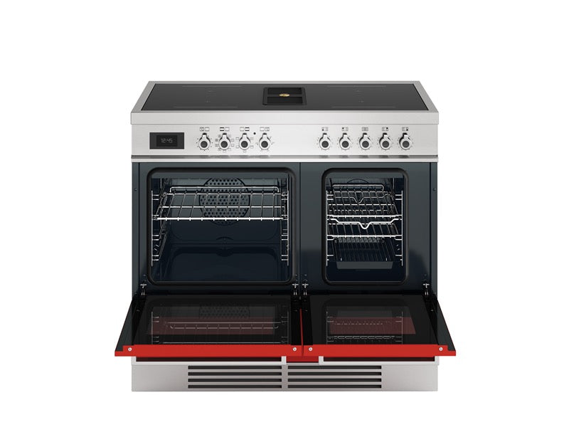 Bertazzoni 100 cm Air-Tec cooker with induction top and integrated hood