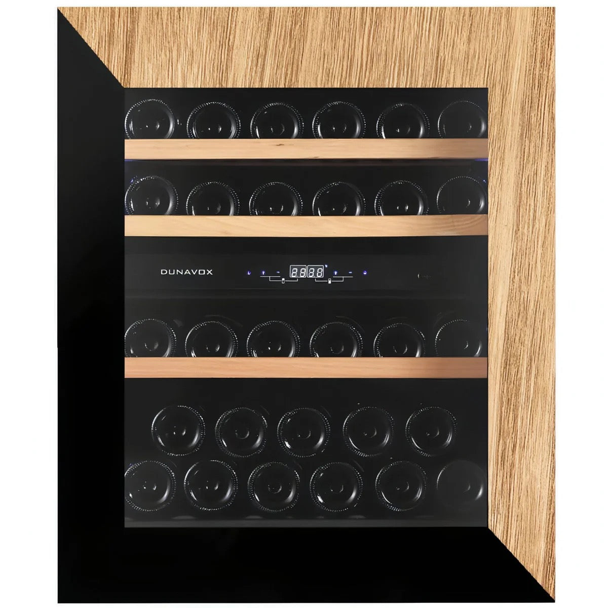 Dunavox NOBLE Dual Zone 33 Bottle - Fully Integrated Wine Cooler - DVN-32.85DOP.TO