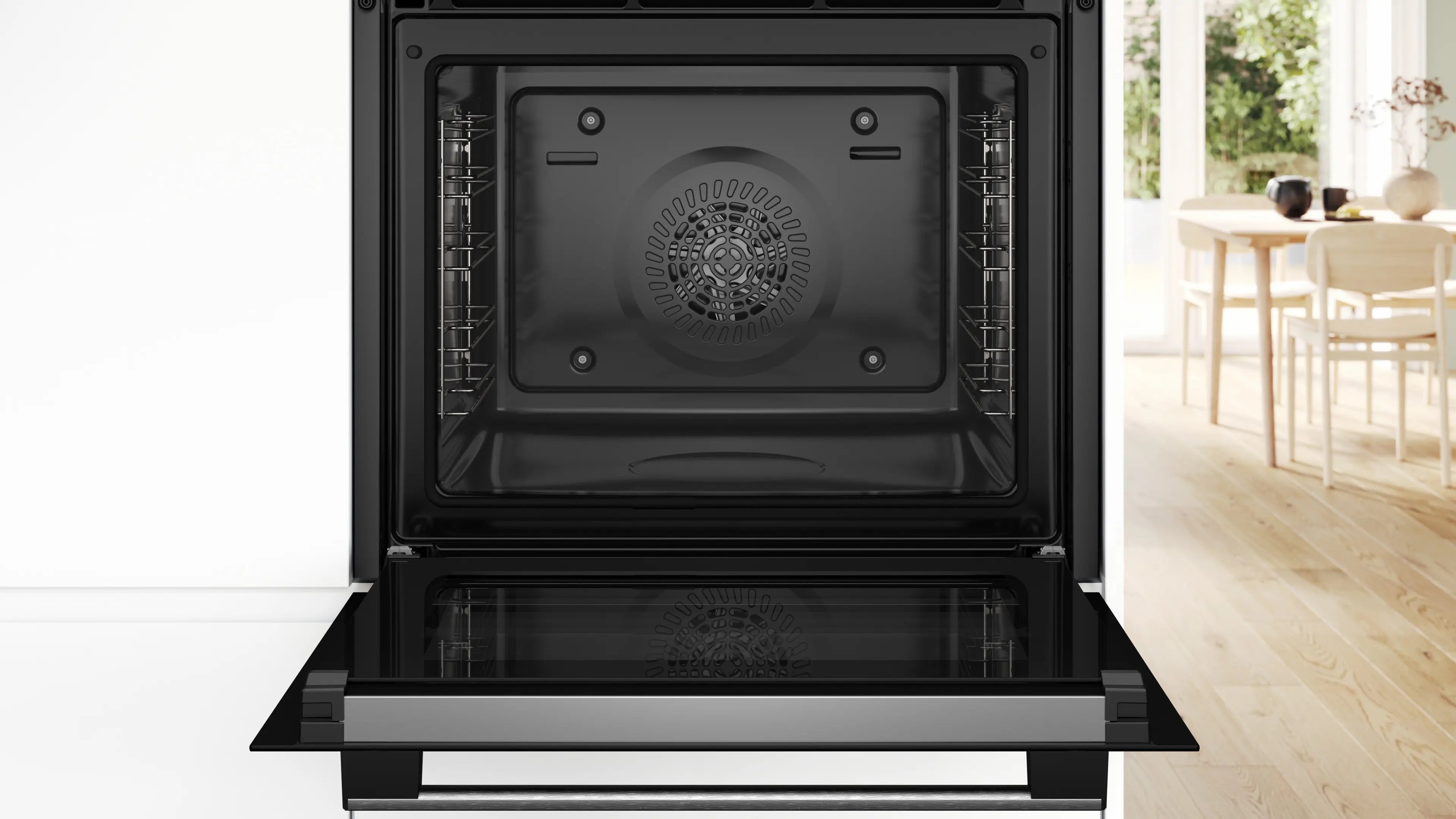 Bosch Series 4 Built-in oven with added steam function 60 x 60 cm Stainless steel - HQA574BS3B