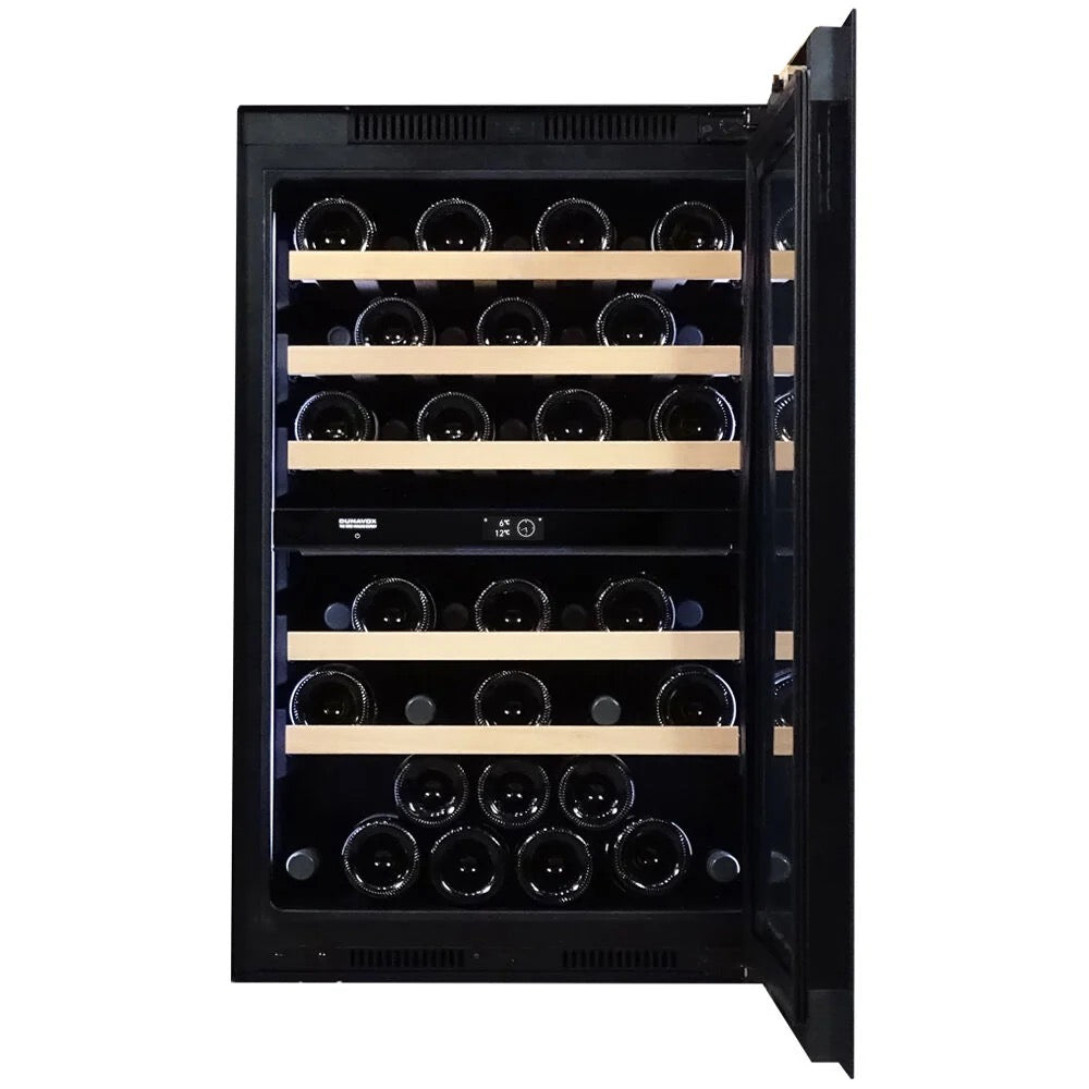 Dunavox Noble - Dual Zone 44 Bottle - Integrated Wine Cooler - DVN-44.120DB.TO