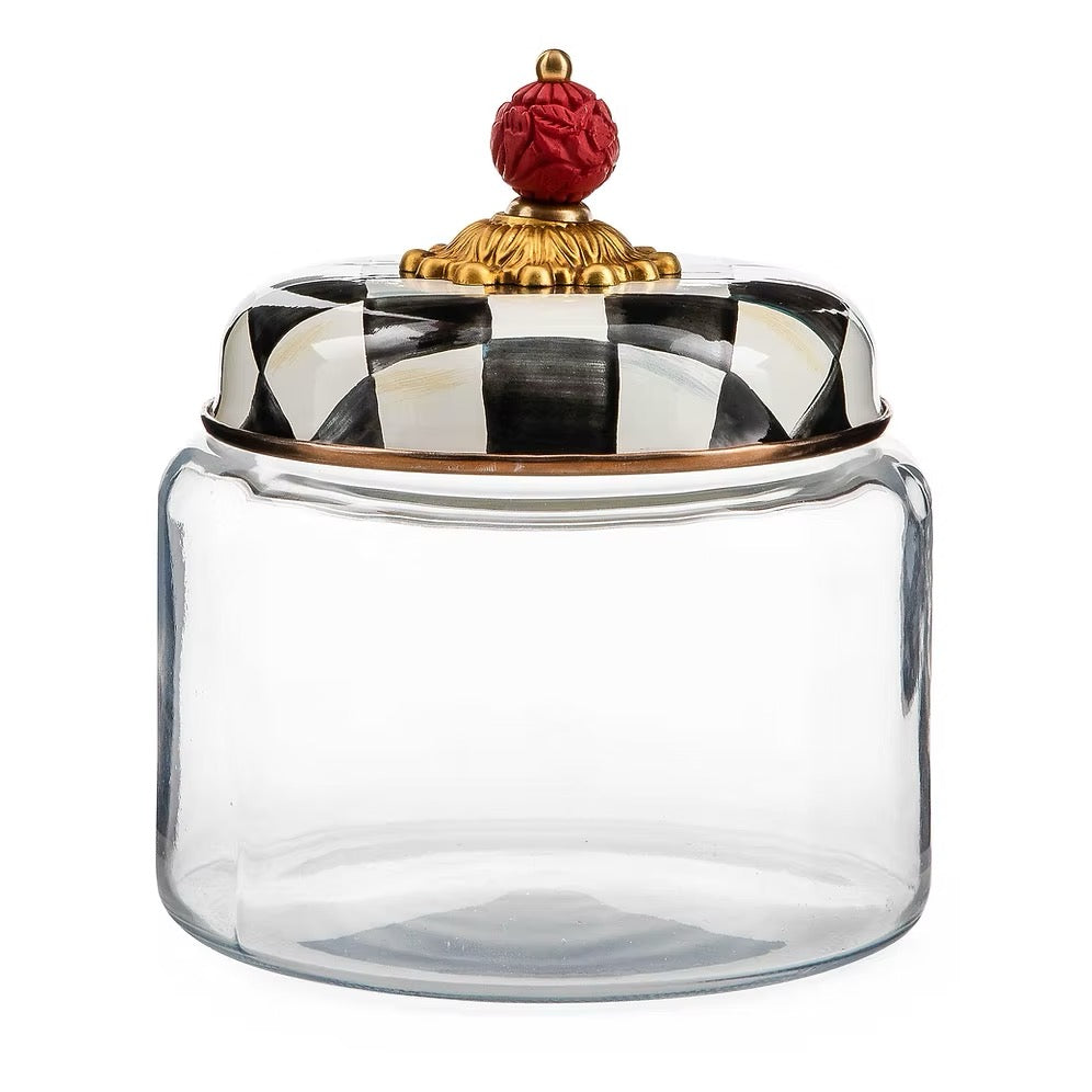 Mackenzie-Childs Courtly Check Kitchen Small Canister