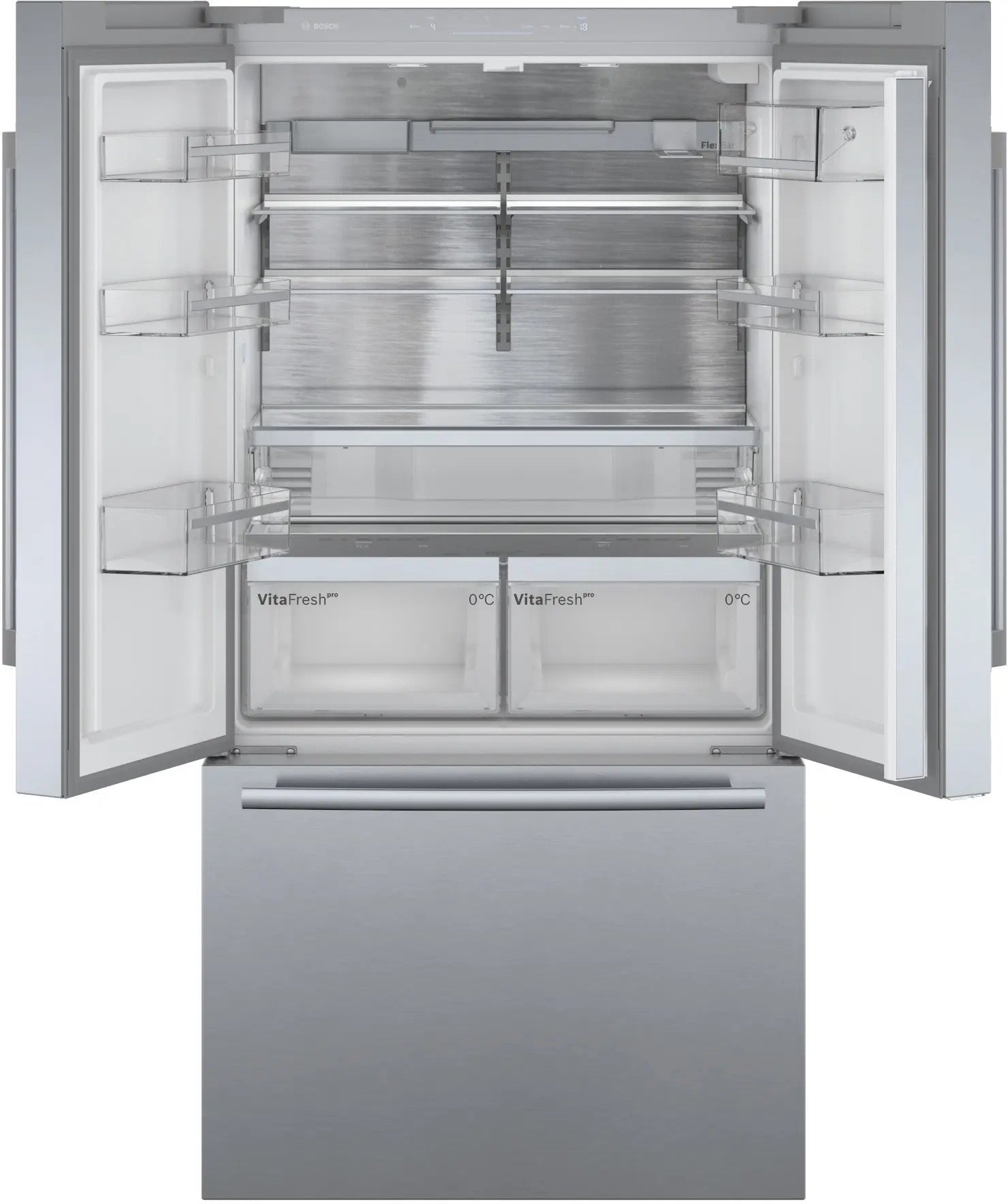 Bosch Series 8 Multi Door American Fridge Freezer 183 x 90.5 cm Stainless steel - KFF96PIEP