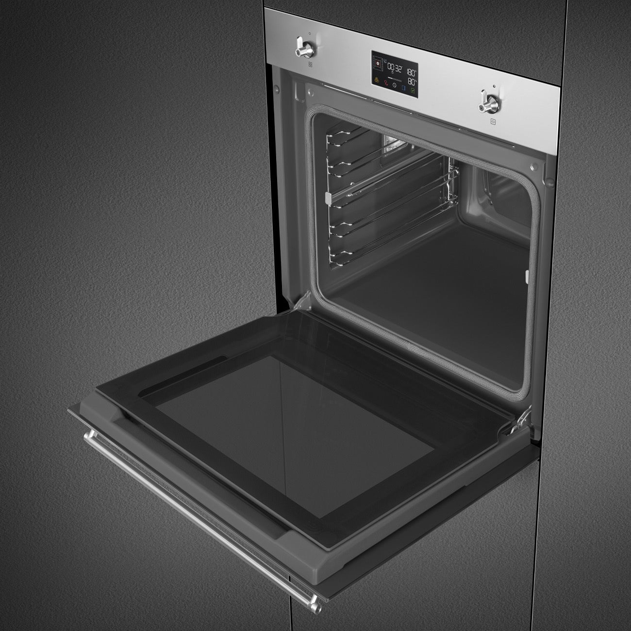 Smeg Classic Pyrolytic Steam Combi Multifunction Oven Stainless Steel -  SOP6302S2PX