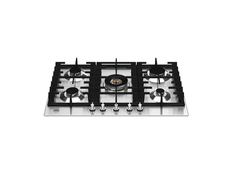 Bertazzoni 75 cm Gas hob with central wok Modern Series