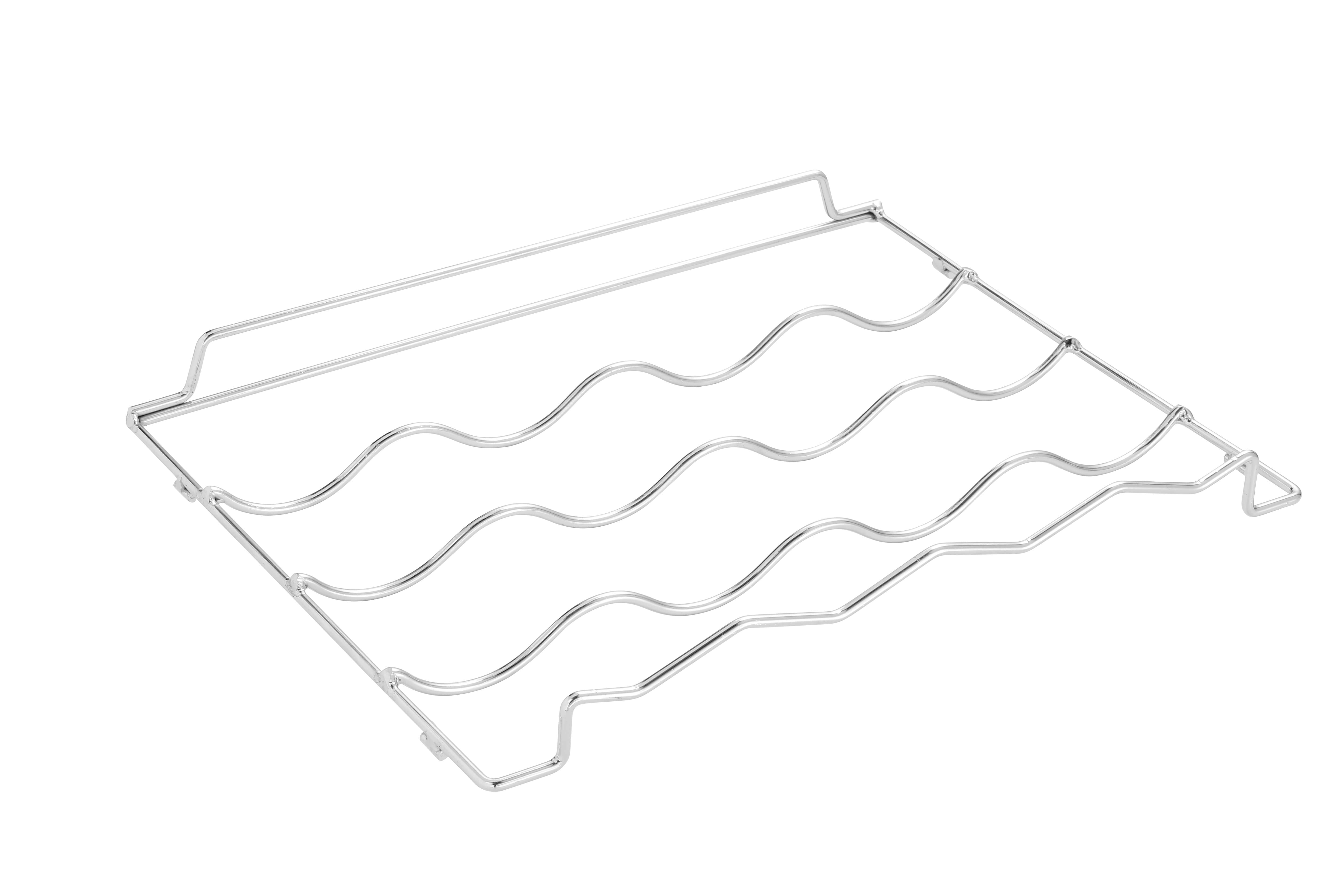 Outdoor Fridge Wine Shelf | Single Door Wine Shelves | Chrome Wine Shelf Set | Caterbitz UK