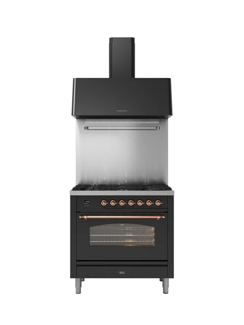 ILVE Milano 90cm Enamelled Steel Single Oven Range Cooker