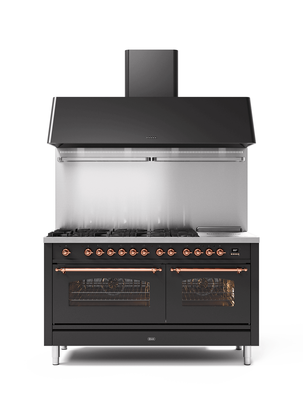 ILVE Milano 150cm 7 Gas Burners & Frytop Range Cooker