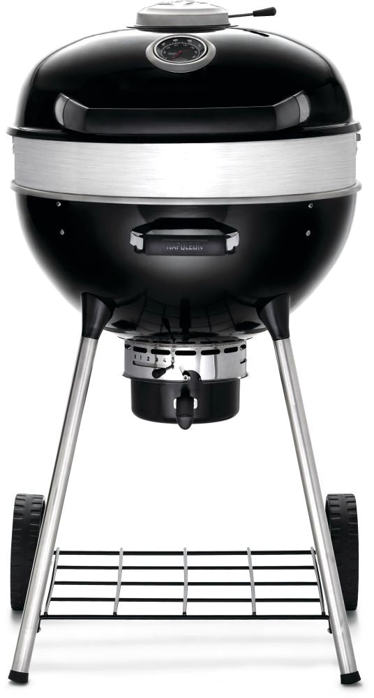 Professional 22 Charcoal Kettle | Cast Iron WAVE™ Grids | Rotisserie Ready | Vortex Heat Management | Porcelain Steel Body | Outdoor Charcoal Grill UK | Caterbitz