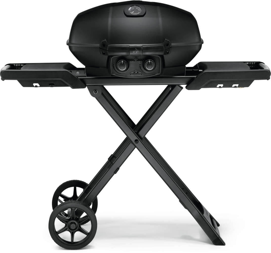Phantom TravelQ PRO285X | 2 Burner Portable Propane Gas Grill | Scissor Cart | Warming Rack | Caterbitz UK