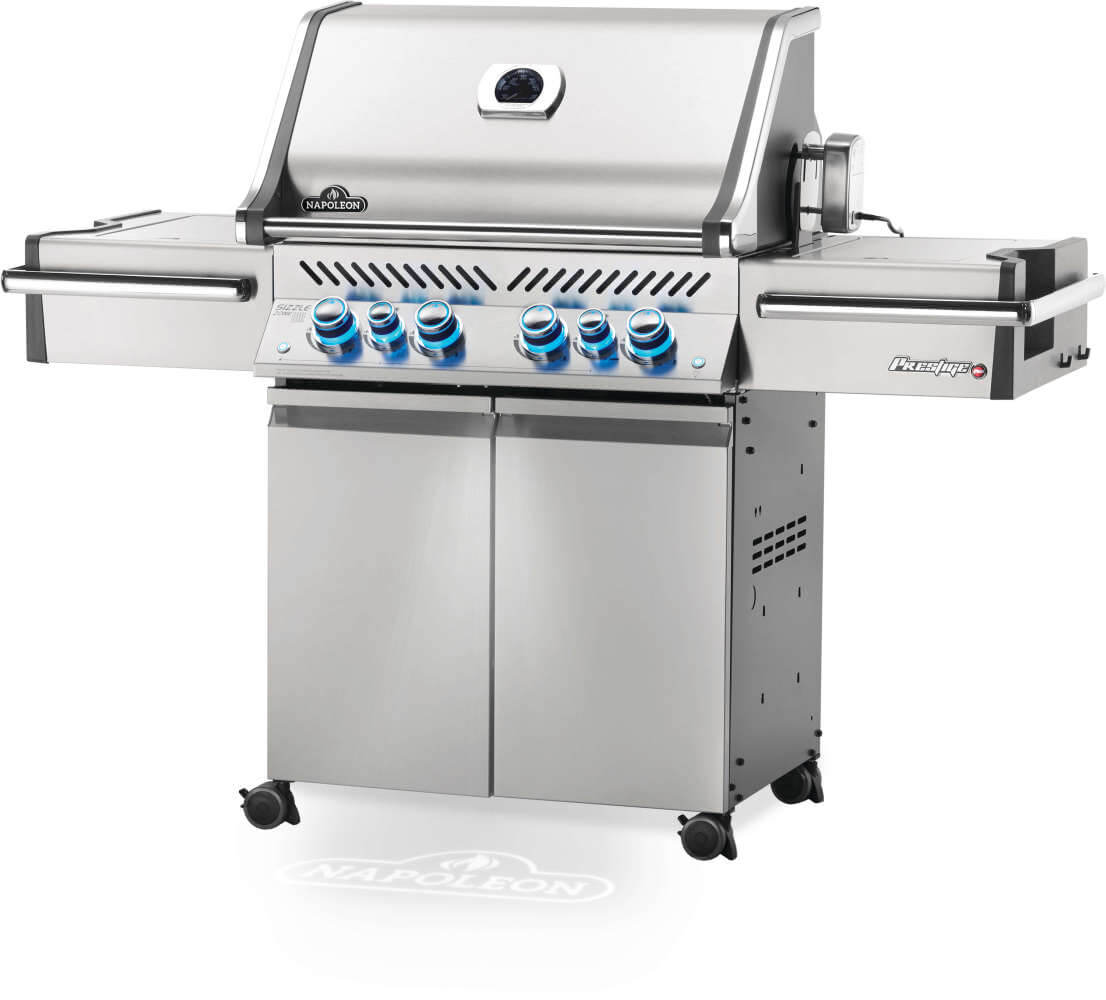 Prestige PRO 500 RSIB Gas Grill | Stainless Steel BBQ | Infrared Side Burner | Infrared Rear Burner | Napoleon Grill UK | Caterbitz